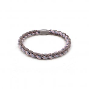 By haugsted hrelastik brun, lyserd og lysebl 