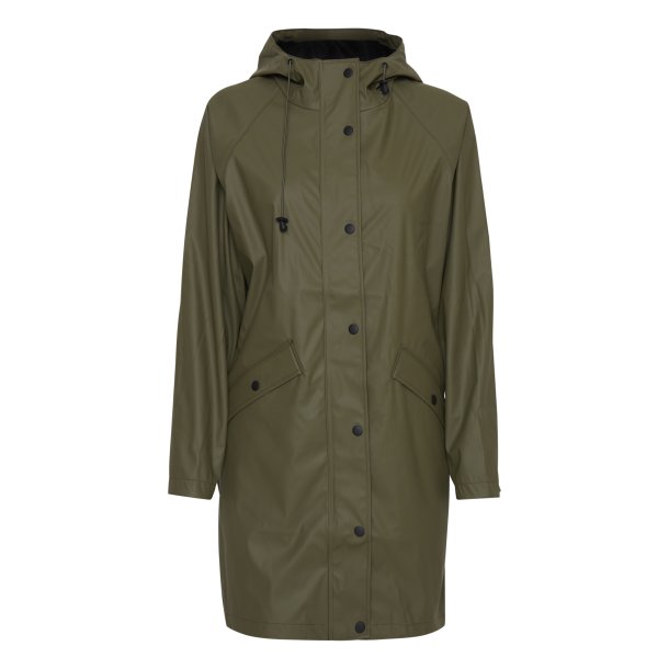 ICHI Ihtazi grn regnjakke 