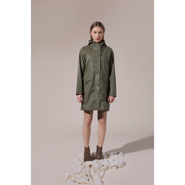 ICHI Ihtazi grn regnjakke 