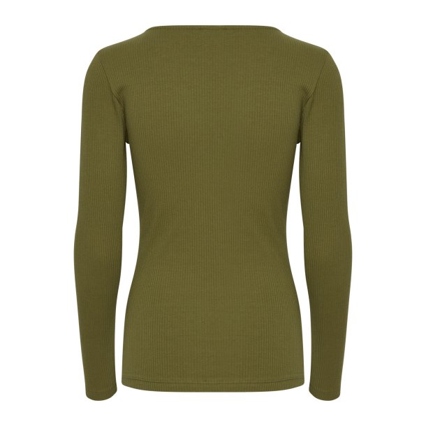 ICHI lhsuper grn bluse 