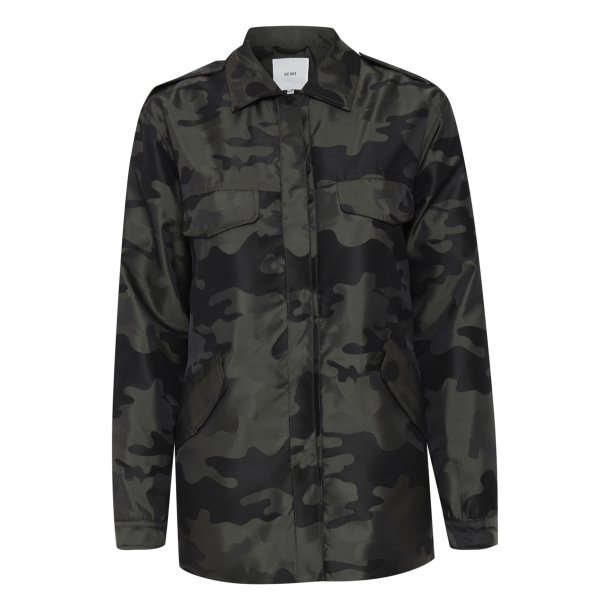 ICHI Ihloney olive grn jakke