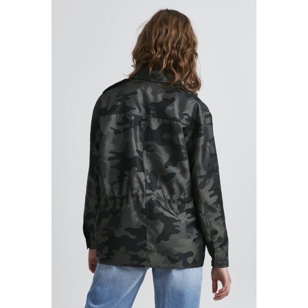 ICHI Ihloney olive grn jakke