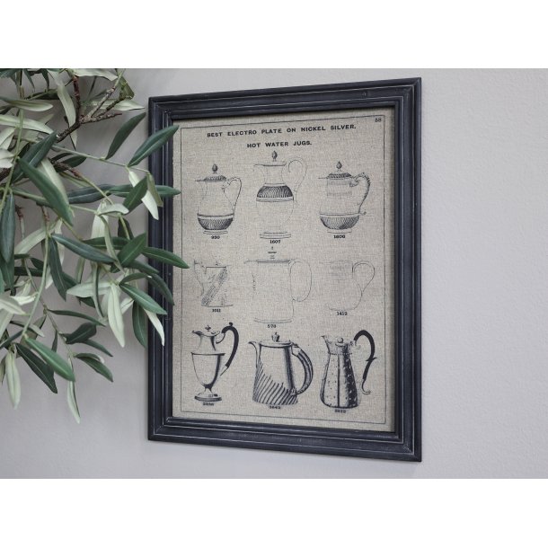 Chic Antique Billede M. Kander &amp; Sort Ramme