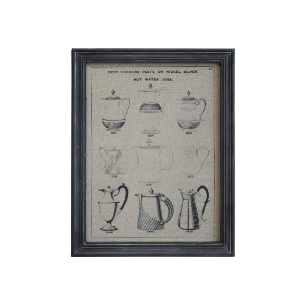 Chic Antique Billede M. Kander &amp; Sort Ramme