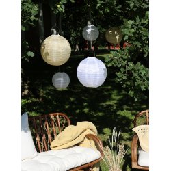 Chic Antique Rispapirlampe M. Solceller