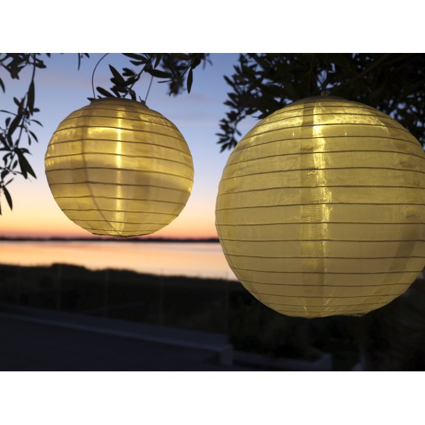 Chic Antique Rispapirlampe M. Solceller