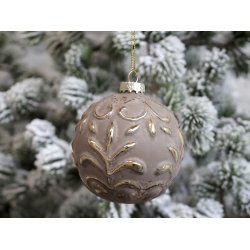 Chic Antique Julekugle M. Guld Mnster 