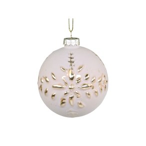 Chic Antique Julekugle M. Guld Mnster 