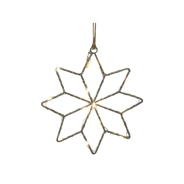 Chic Antique Stjerne Indendrs &amp; Udendrs Inkl. Timer 