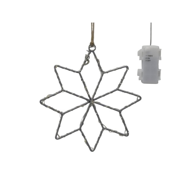 Chic Antique Stjerne Indendrs &amp; Udendrs Inkl. Timer 