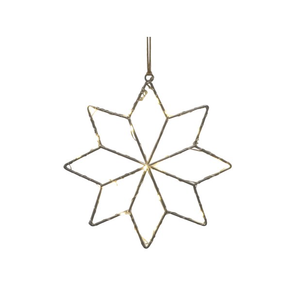 Chic Antique Stjerne Indendrs &amp; Udendrs Inkl. Timer 