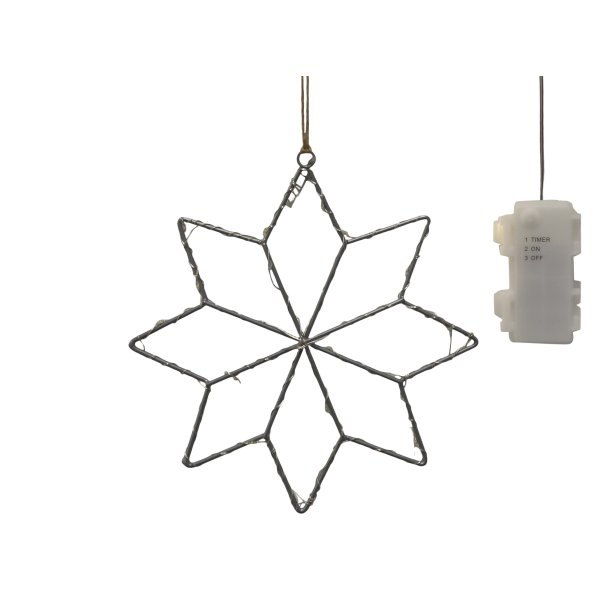 Chic Antique Stjerne Indendrs &amp; Udendrs Inkl. Timer 