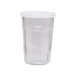 Chic Antique Fransk Latte Glas M. Riller