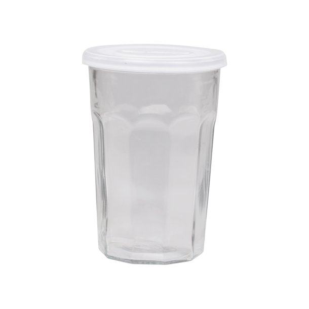 Chic Antique Fransk Latte Glas M. Riller