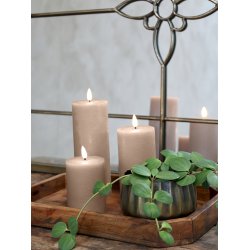 Chic Antique Bloklys LED Inkl. Batteri