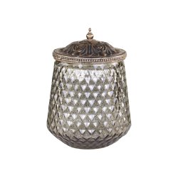 Chic Antique Opbevaringskrukke M. Perlekant Og Lg