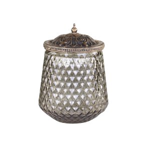 Chic Antique Opbevaringskrukke M. Perlekant Og Lg