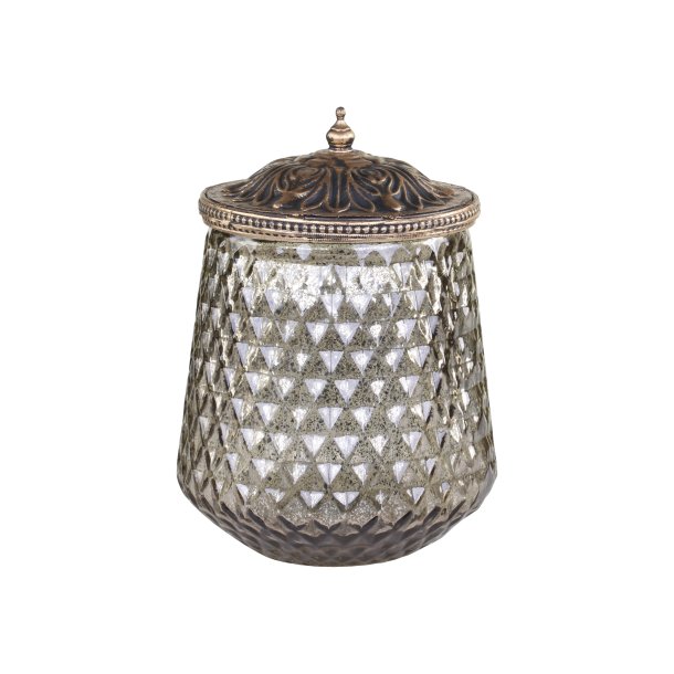 Chic Antique Opbevaringskrukke M. Perlekant Og Lg