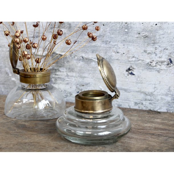 Chic Antique Gl. Fransk Vase M. Lg