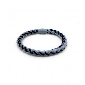 By Haugsted hrelastik lysebl, gr & sort 